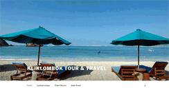 Desktop Screenshot of kliklombok.com